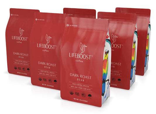 9x Dark Roast Coffee 12 oz Bag Bundle - 6 Bags Subscription 3 Bags Free