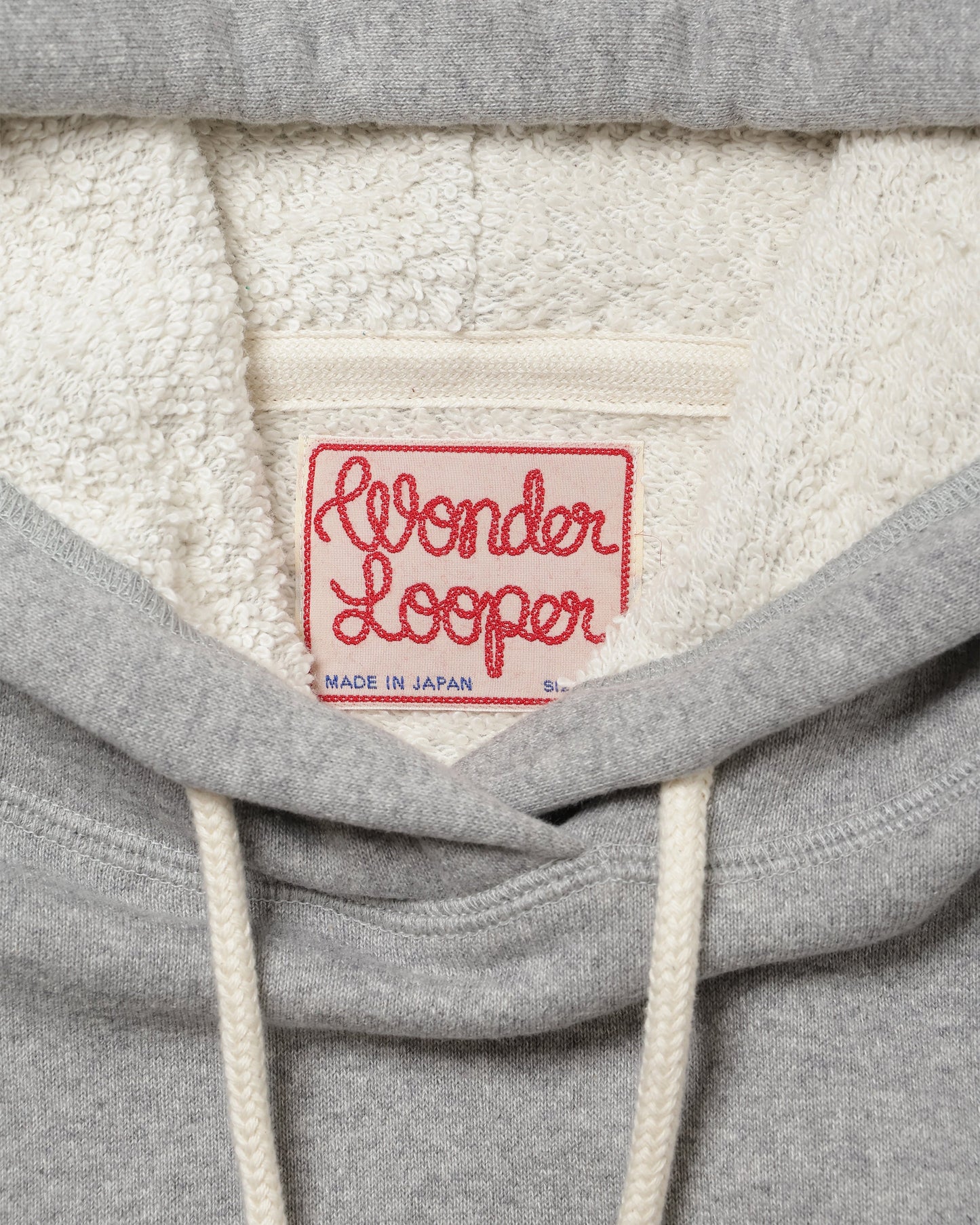 Wonder Looper Super Looper French Terry Pullover Hoodie - Heather Grey