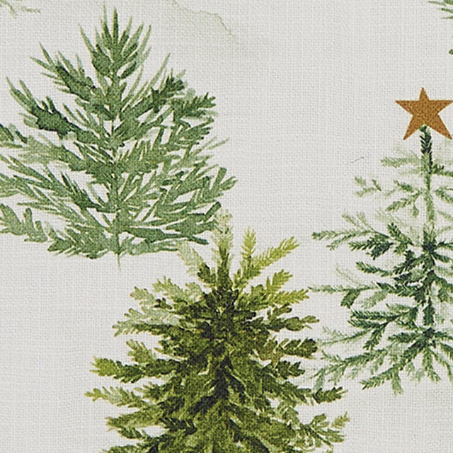 Rustic Christmas Trees Placemats (Set of 4)