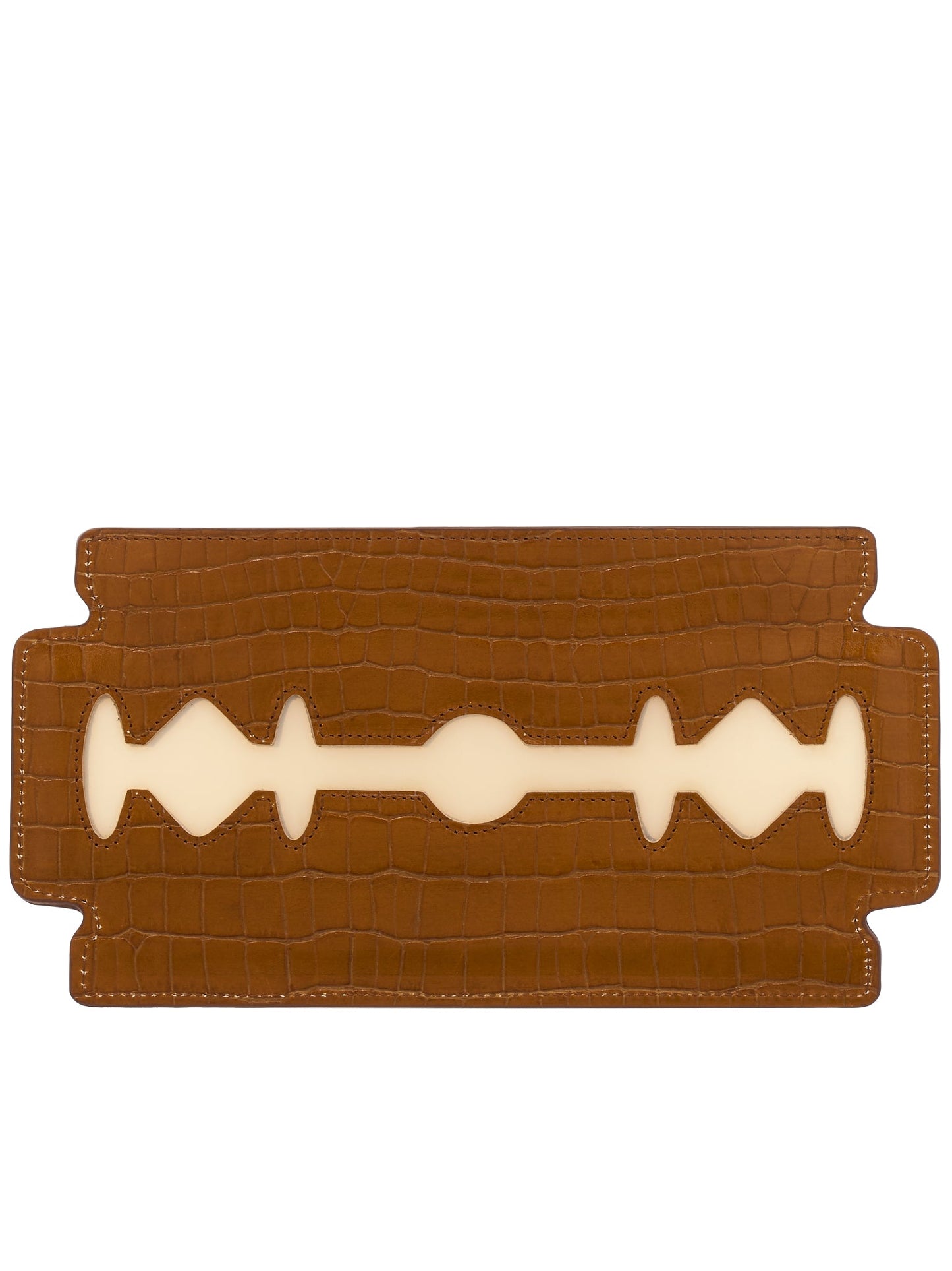 Razor Blade Clutch (UC1B1B04-BEIGE)