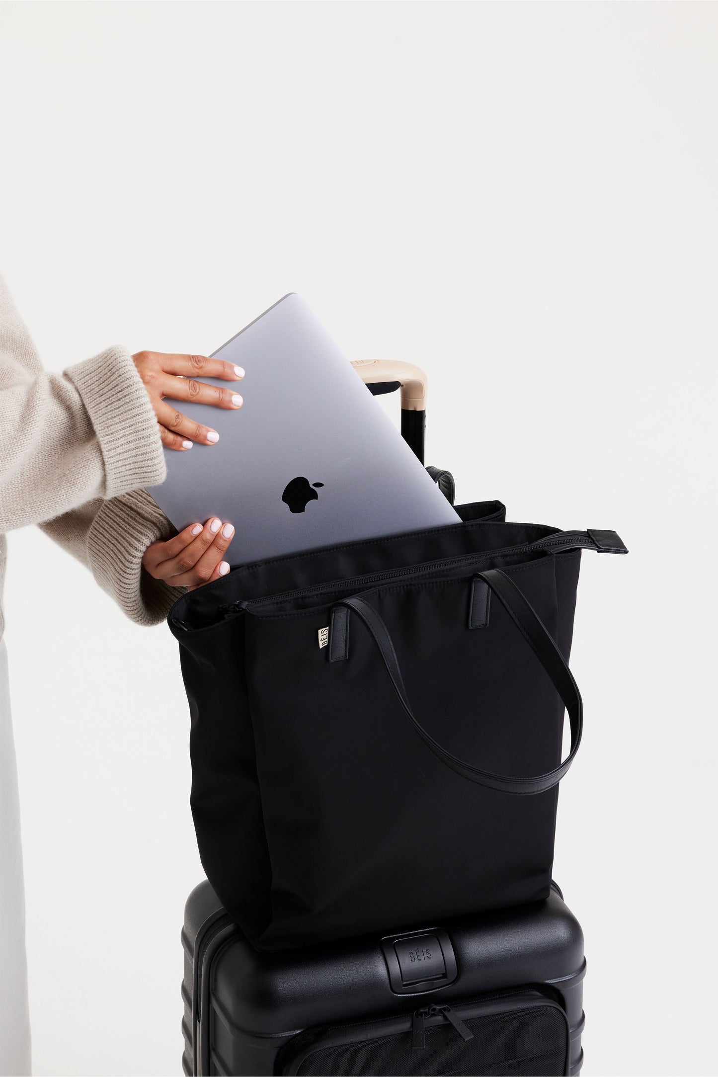 The Commuter Tote in Black