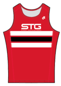 PERFORMANCE Lite Run Singlet Red