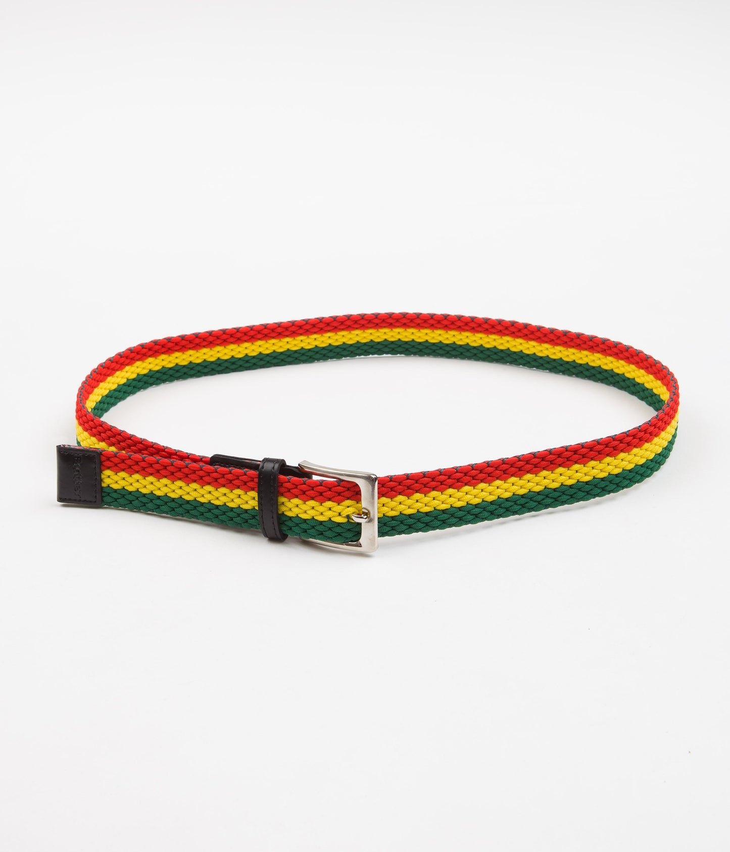 Butter Goods Braided Belt - Green / Yellow / Red