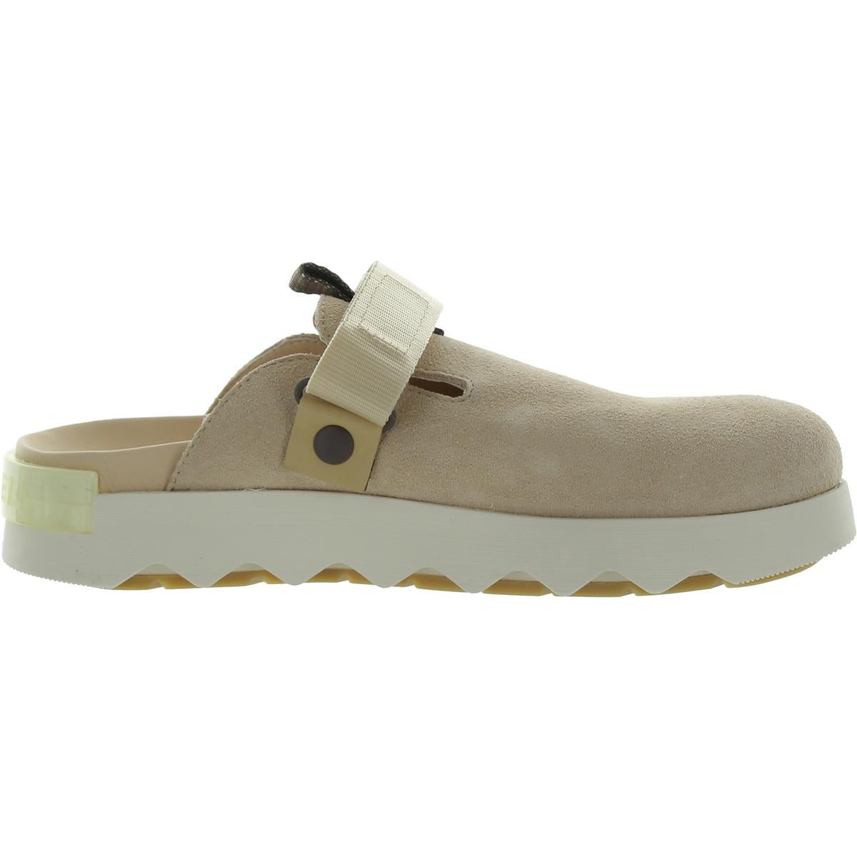 Viibe Womens Suede Slip On Clogs