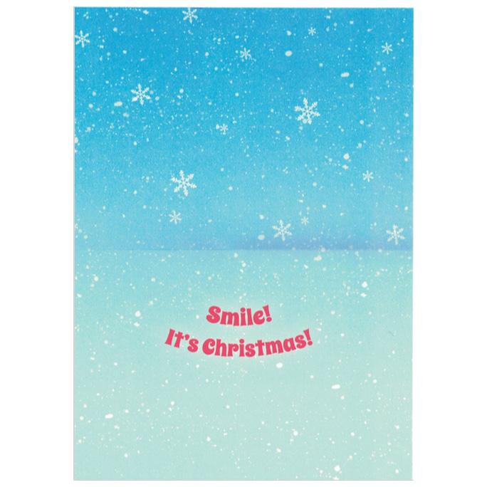 It's Christmas! Smiling Dogs Greeting Card