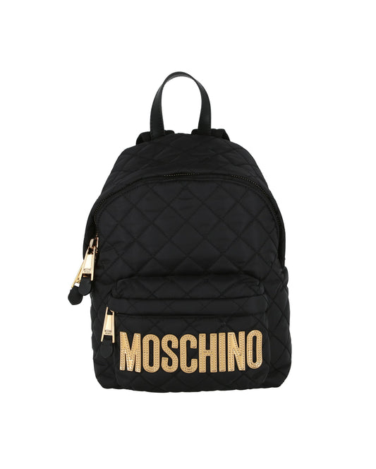 Quilted Logo Backpack