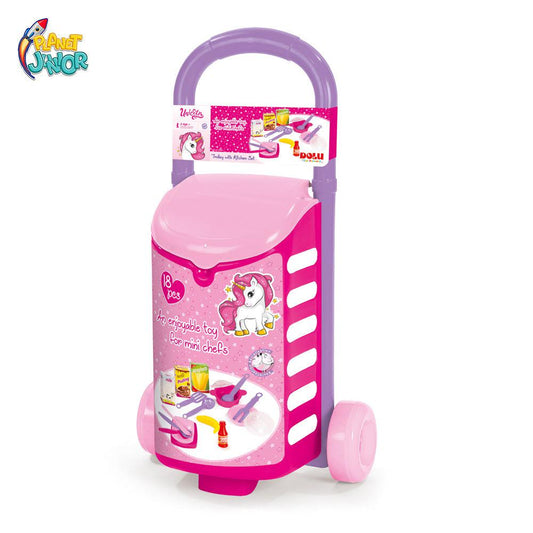 Dolu Unicorn Kitchen Trolley Set 18 Pcs (Turkey)