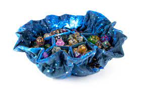 Velvet Dice Bag with Pockets: Galaxy