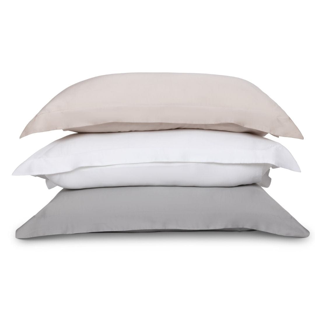 Organic Vegan Eucalyptus Silk Pillowcase Pair | Grey