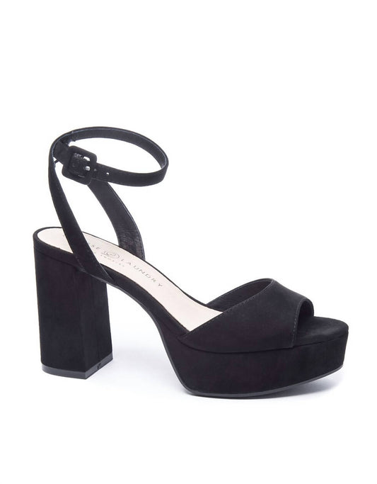 Theresa Platform Sandal In Black