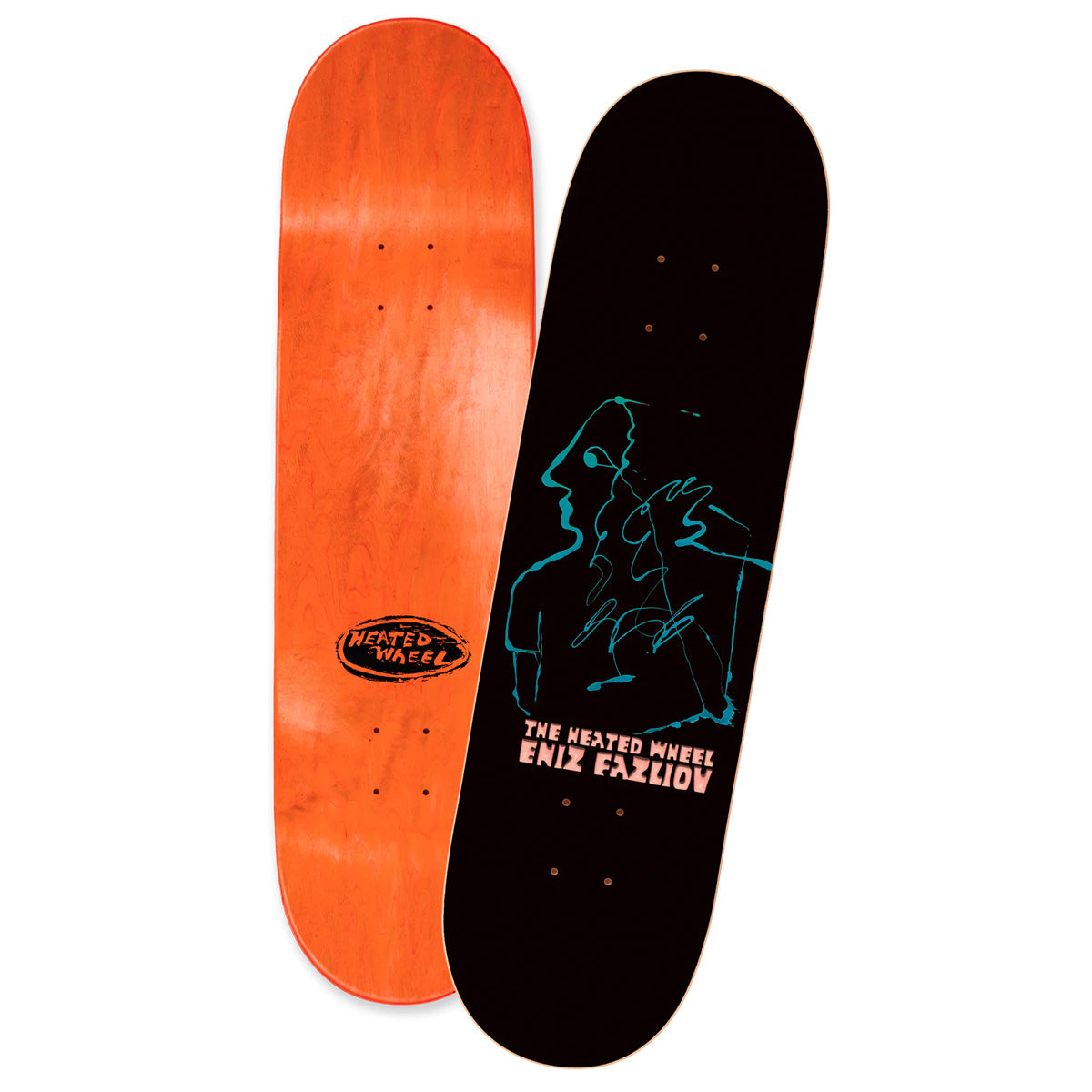 The Heated Wheel - Eniz Fazliov Pro Model 8.25 Skateboard Deck