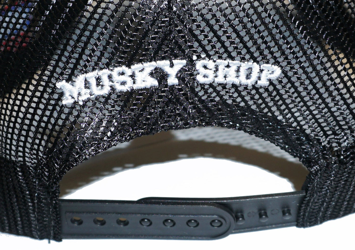 Musky Shop Gray Mesh U.S. Flag Cap