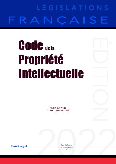 Code de la propriŽtŽ intellectuelle