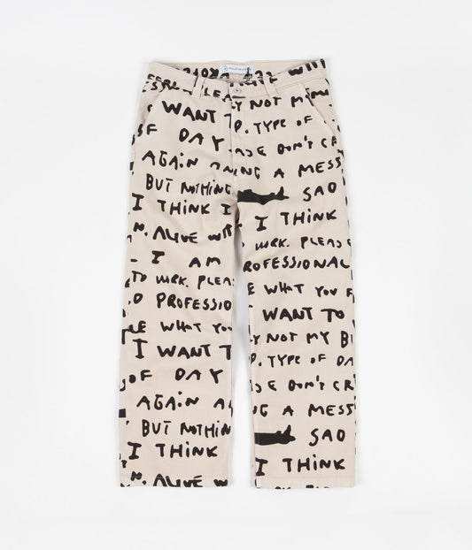 Polar 40's Pants - Sad Notes Ivory