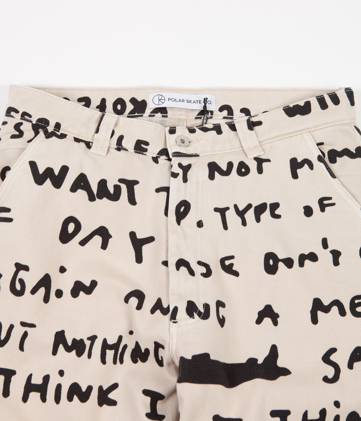 Polar 40's Pants - Sad Notes Ivory