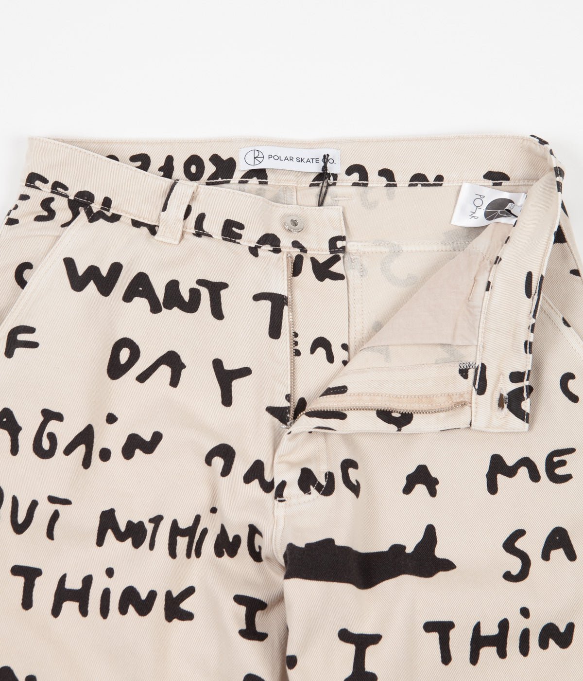 Polar 40's Pants - Sad Notes Ivory