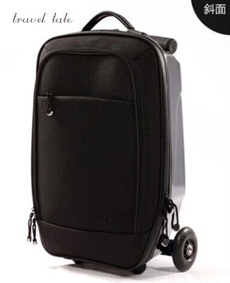 Travel Tale 100% Pc 21" Leisure Personality Cool Scooter Suitcase Carry On Spinner Wheel