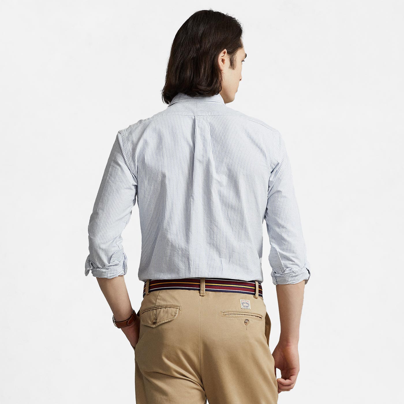 Ralph Lauren Oxford Custom Fit Shirt Blue White