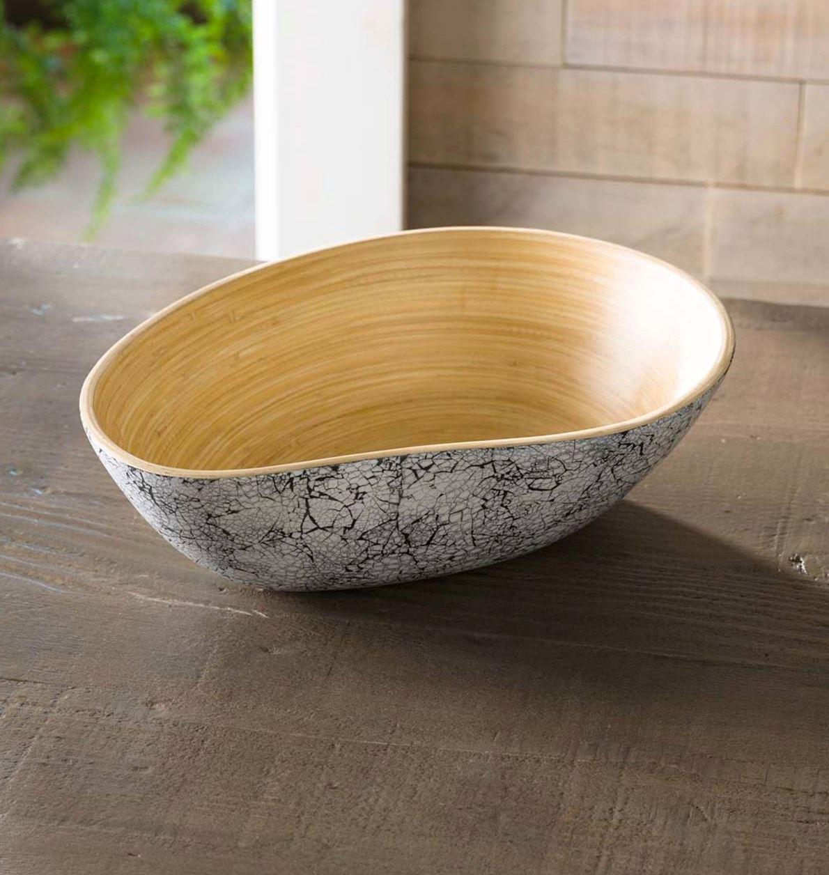 Soai Bamboo Serving Bowl