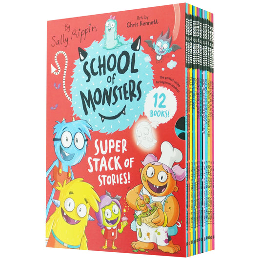 School of Monsters Series by Sally Rippin 12 Books Collection Box Set - Ages 4+ - Paperback